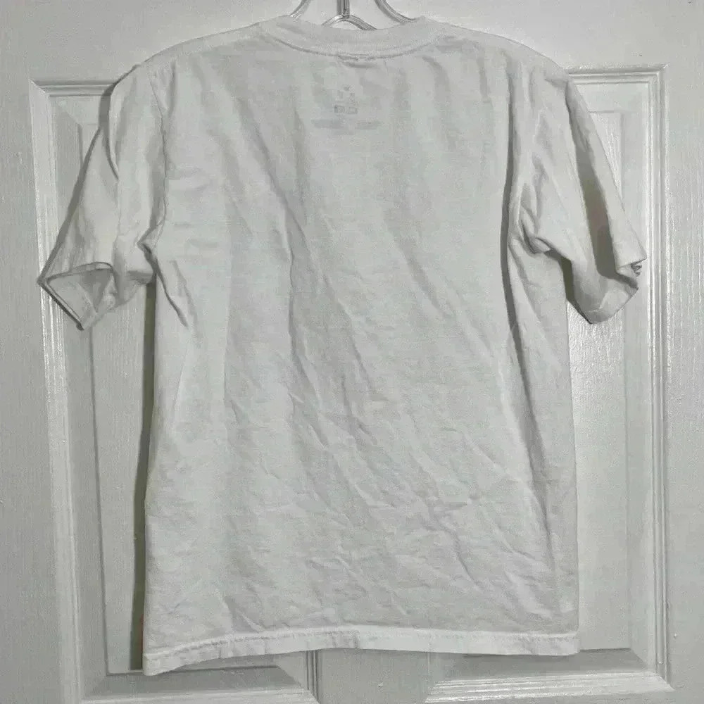 DISNEY White T-Shirt with Characters and Emblem | size Medium - Picture 5 of 5